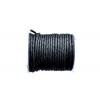 (102.Мат) 3 мм, черный матовый (black Matt) шнур плетеный