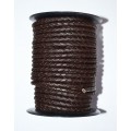 (103.Mat) 5 мм,  темно-коричневый матовый (dark brown matt), шнур плетеный