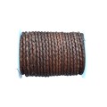 (903) 4 мм, Антик коричневый Матовый, шнур плетеный