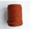(115.Mat) 4 мм, светлая ржавчина матовый (light rust matt), шнур плетеный