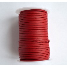 (118.Mat) 3 мм, темно-красный Матовый (dark red matt), шнур плоский
