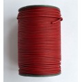 (118.Mat) 3 мм, темно-красный Матовый (dark red matt), шнур круглый