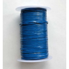 (137) 3 мм, синий, шнур плоский