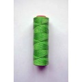 (0602 neon green) 1мм, нить вощеная плоская / полиэстер, 100м 
