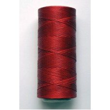 (0628 bright red) 1мм, нить вощеная плоская / полиэстер, 100м 