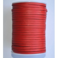 (107.mat) 4 мм, красный Матовый (red matt), шнур плоский