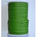 (126.mat) 4 мм, зеленый матовый (parrot green matt), шнур плоский