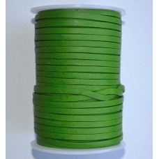 (126.mat) 4 мм, зеленый матовый (parrot green matt), шнур плоский