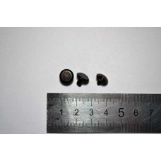 черный никель, h-5мм, d-9.5мм, винт на резьбе #02