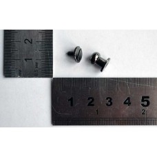 черный никель, d-7.5 мм, h-10мм, h1-6мм, винт кобурный #06, Греция