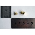 золото, d-7.5 мм, h-10мм, h1-6мм, винт кобурный #07, Греция