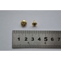 золото 9.5х9.5 мм/10шт, хольнитены декоративные #20