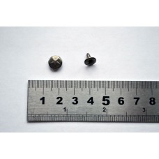никель черный 9.5х9.5 мм/ 10шт, хольнитены декоративные #21