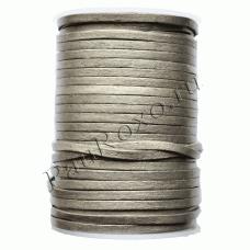 (512) 4 мм, серый металлик (grey), шнур плоский