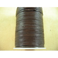 (103) 2 мм,ОСТАТОК - 2 метра, темно-коричневый (dark brown), шнур круглый