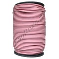 (112.mat) 3 мм, розовый матовый (pink matt), шнур круглый