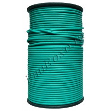 (121.mat) 3 мм, бирюзовый матовый (turquoise matt), шнур круглый